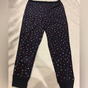 kate spade Navy Polka Dot Pajama Pants - Pink & White Dots